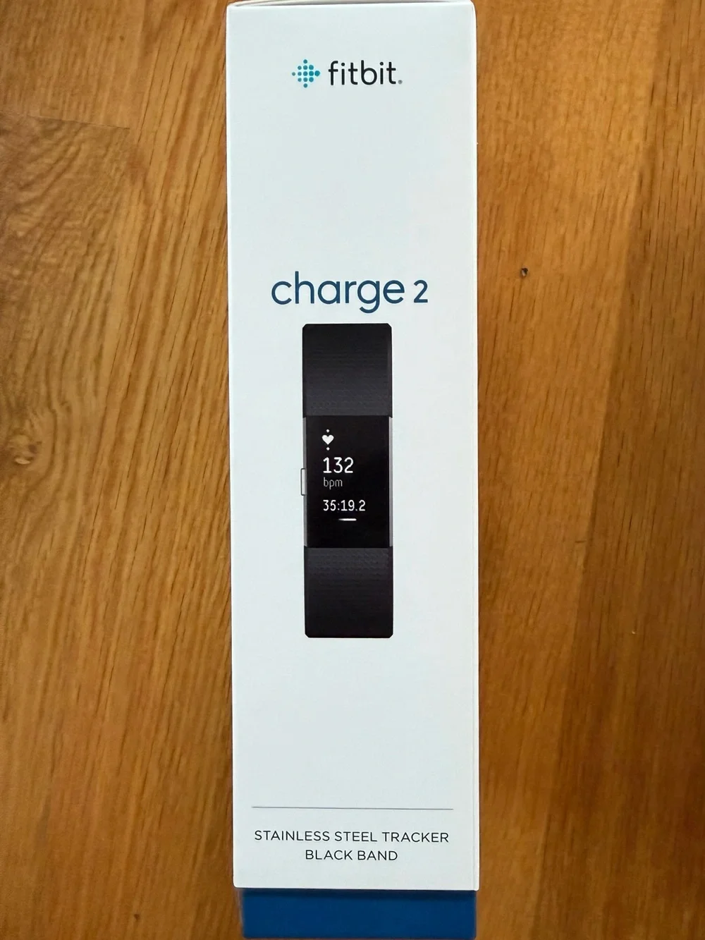 NWT fitbit Charge 2 Heart Rate + Fitness Wristband - Black, Size L